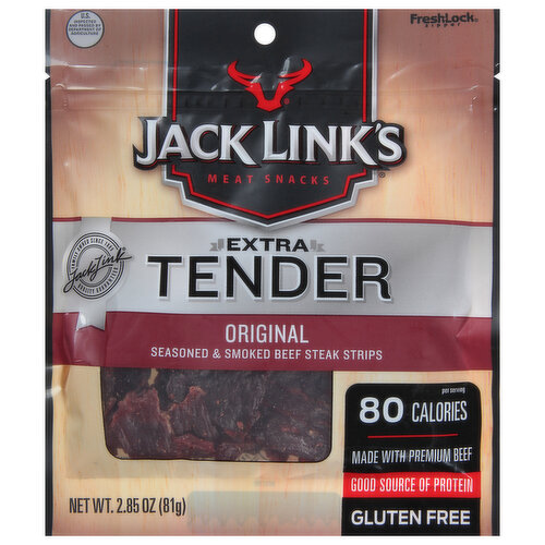 Jack Link's Beef Steak Strips, Extra Tender, Original