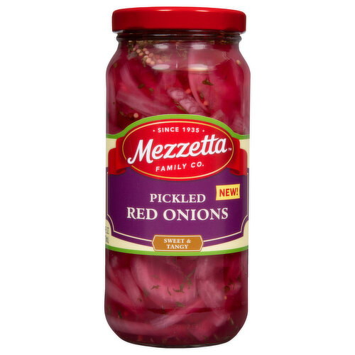 Mezzetta Red Onions, Pickled, Sweet & Tangy