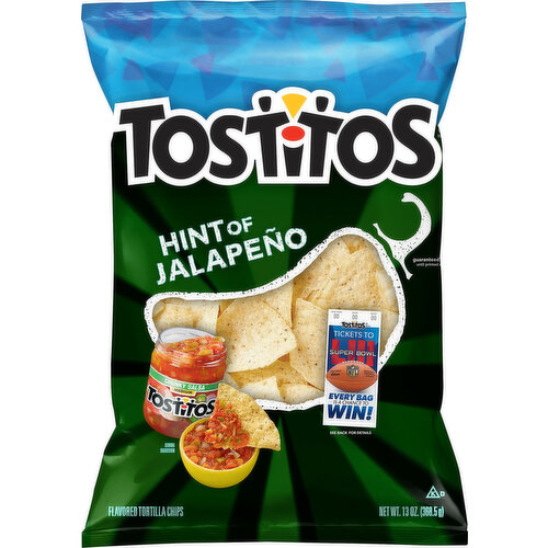 Tostitos Tortilla Chips, Hint of Jalapeno