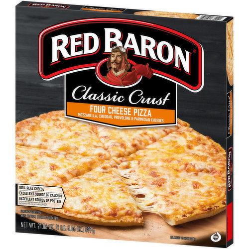 Red Baron Pizza, Classic Crust, Four Cheese
