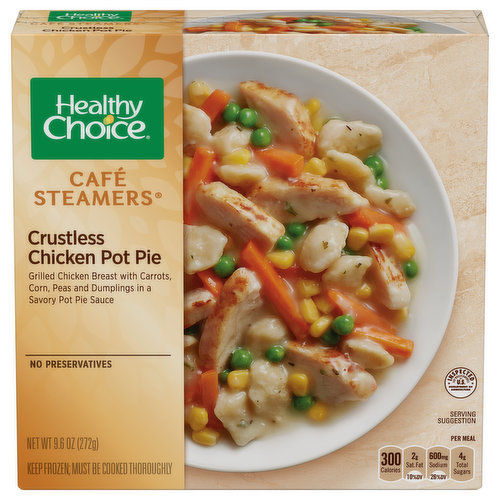 Healthy Choice Chicken Pot Pie, Crustless