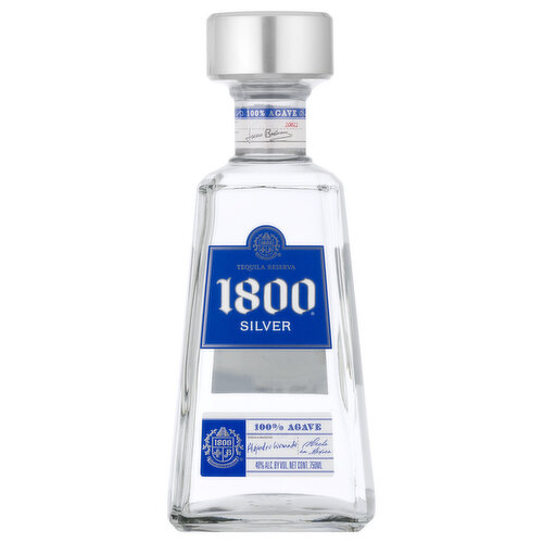 1800 Silver Tequila, Reserva, 100% Agave