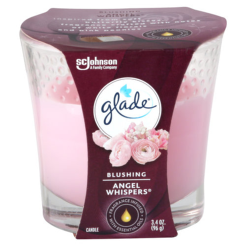 Glade Candle, Clean Linen, 3.4 oz, (Pack of 2)