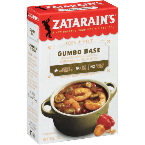 Zatarain's Frozen Meal - Gumbo - Sausage & Chicken, 12 oz 12 oz