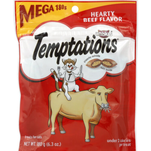 Temptations Treats for Cats, Hearty Beef Flavor