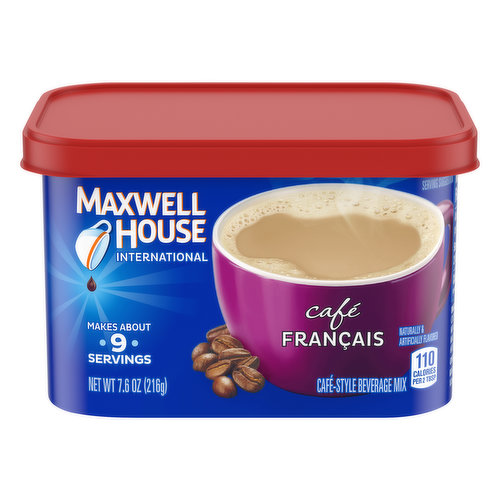 Maxwell House Cafe Francais Cafe Style Beverage Mix