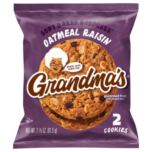 Grandma's Cookies, Oatmeal Raisin