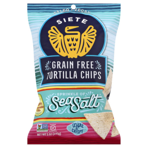 Siete Family Foods Sea Salt Potato Chips, 5.5 oz Bag