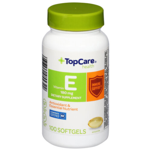 TopCare Vitamin E, 180 mg, Softgels