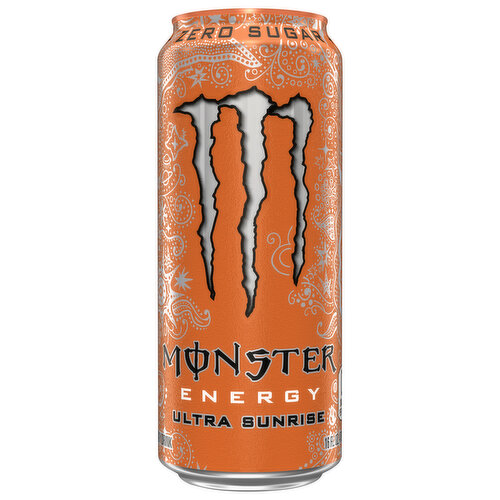 Monster Energy Drink, Zero Sugar, Ultra Sunrise