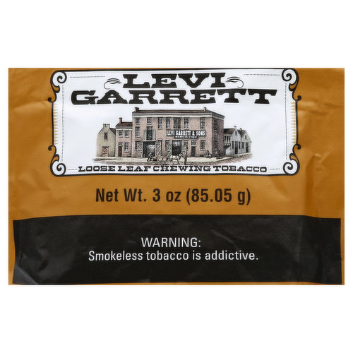 Levi Garrett Chewing Tobacco, Loose Leaf