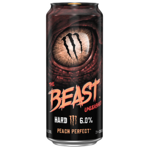 The Beast Unleashed Beer, Hard 6.0%, Peach Perfect