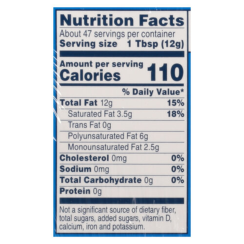 Calories in Crisco All Vegetable Shortening and Nutrition Facts