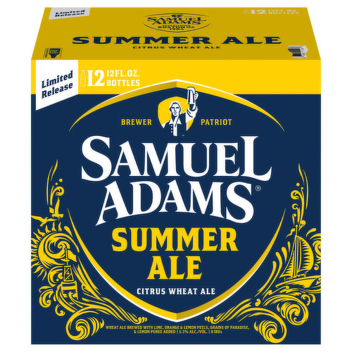 Samuel Adams Summer Ale, Citrus Wheat Ale