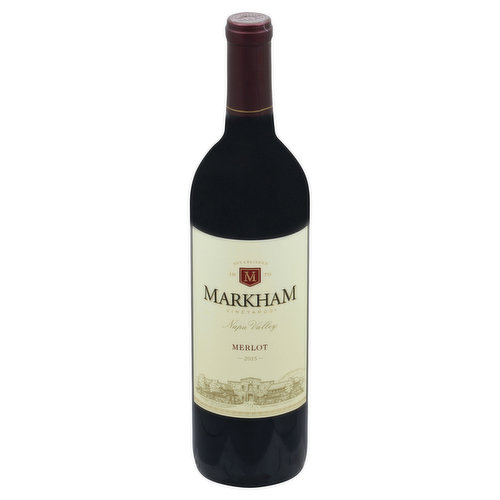 Markham Vineyards Merlot, Napa Valley, 2015