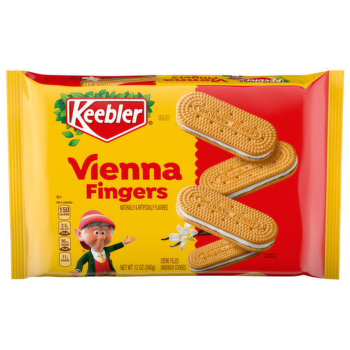 Keebler Sandwich Cookies, Creme Filled