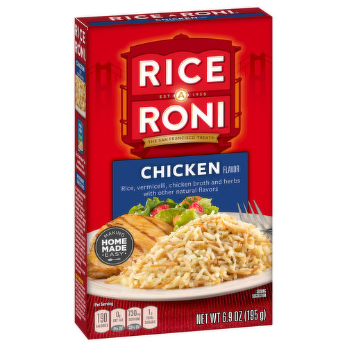 Rice-a-Roni Rice and Vermicelli Chicken Broth And Herbs Flavor