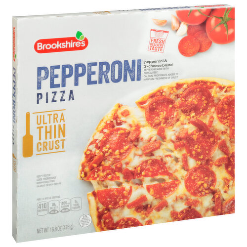 Brookshire's Ultra Thin Crust Pepperoni Pizza