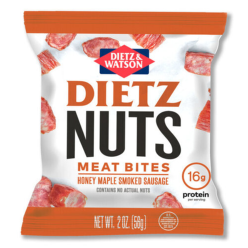 Dietz & Watson Dietz Nuts Meat Bites - Honey Maple Smoked Sausage