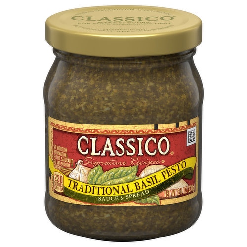 Classico Sauce Spread Traditional Basil Pesto Super 1 Foods