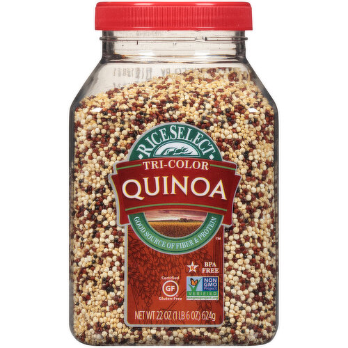 RiceSelect Tri-Color Quinoa 22 oz. Jar