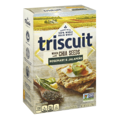 Triscuit Crackers, Rosemary & Jalapeno