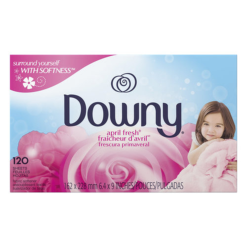 Downy Fabric Softener, April Fresh, Sheets