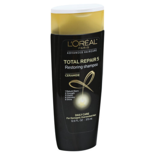 L'Oreal Shampoo, Restoring, Ceramide, Total Repair 5