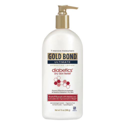 Gold Bond Lotion, Hydrating, Diabetics' Dry Skin Relief