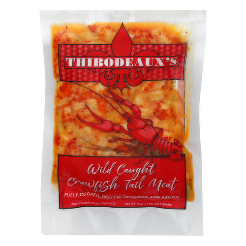 Thibodeauxs Craw Fish Tail Meat, Wild Caught