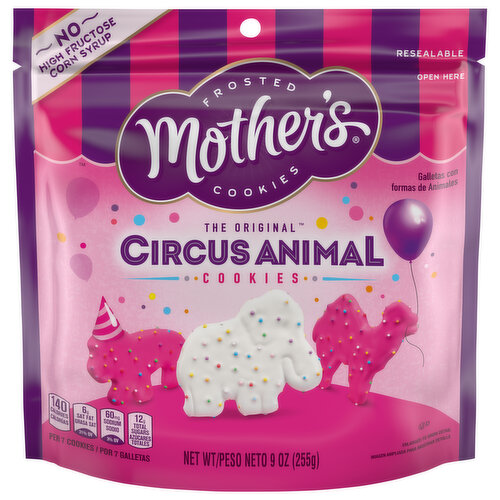 Mother's Cookies, Frosted, The Original, Circus Animal