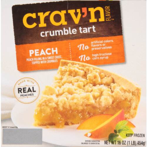 Crav'n Flavor Crumble Tart, Peach