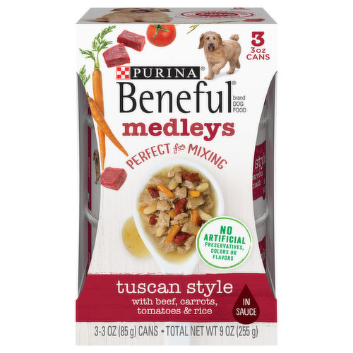 Beneful Dog Food, Medleys, Tuscan Style