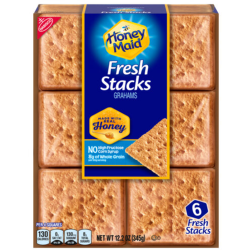 Honey Maid Honey Maid Fresh Stacks Graham Crackers, 1 Box of 6 Stacks