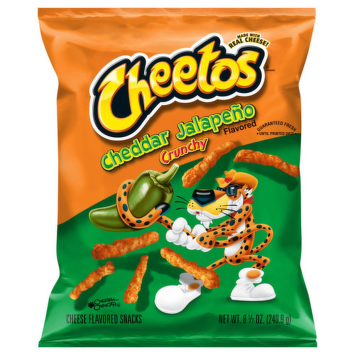 Save on Cheetos Crunchy Cheese Flavored Snacks Flamin Hot Limon