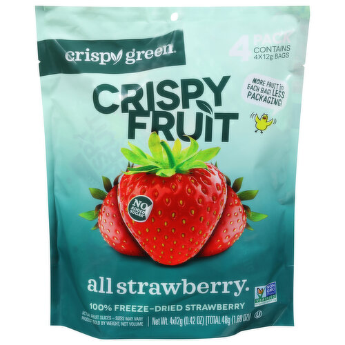 Crispy Green Crispy Fruit, All Strawberry