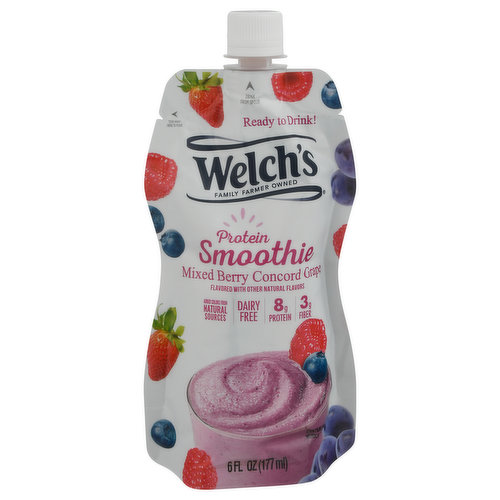 Save on Welch's Protein Smoothie Mixed Berry Concord Grape Dairy