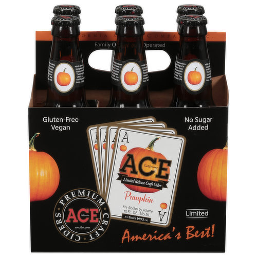 Ace Beer, Craft Cider, Pumpkin, California