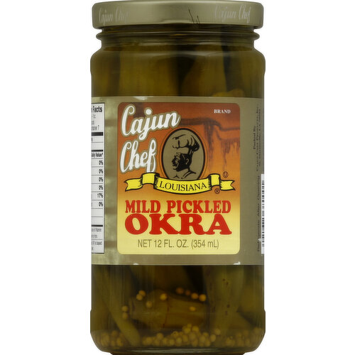 Cajun Chef Okra, Pickled, Mild