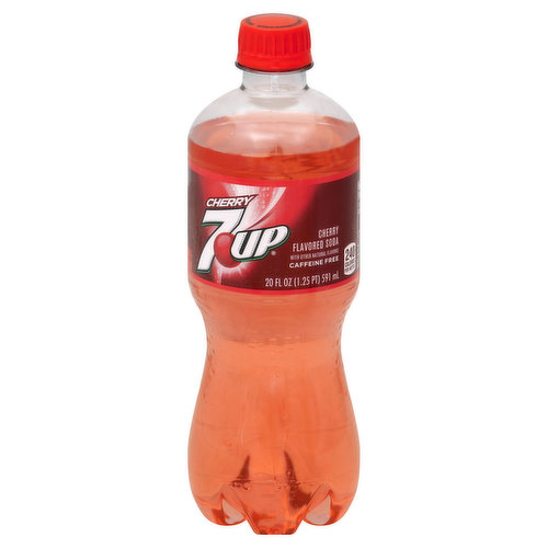 7 UP Soda, Cherry Flavored