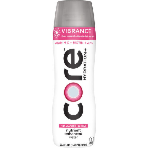 Core Hydration Water, Nutrient Enhanced, Pink Grapefruit Extract