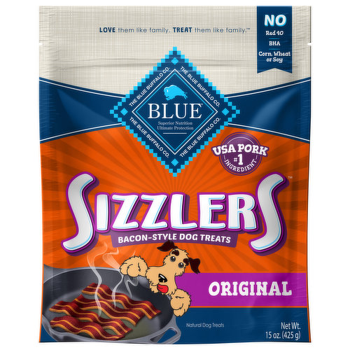 Blue Buffalo Dog Treats, Original, Bacon-Style