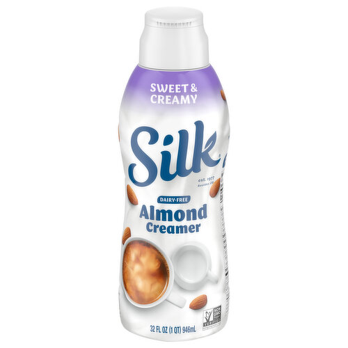 Silk Almond Creamer, Dairy-Free, Sweet & Creamy