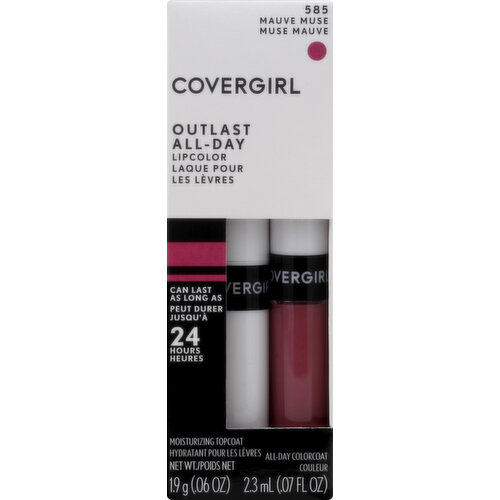 CoverGirl Lipcolor, All-Day, Mauve Muse 585