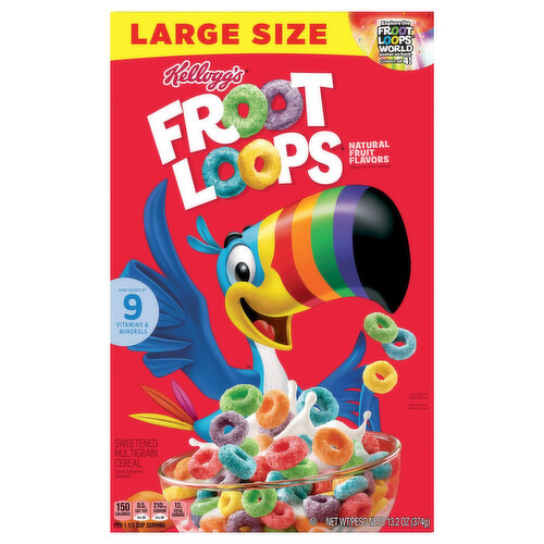 Froot Loops Cereal, Sweetened Multi-Grain, with Marshmallows - Brookshire's