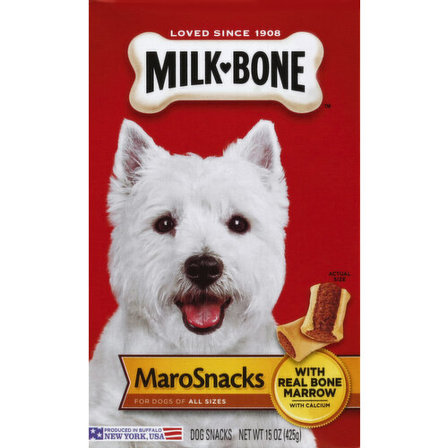 Milk-Bone Dog Snacks, with Real Bone Marrow