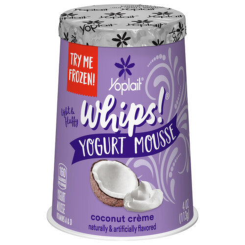 Yoplait Yogurt Mousse, Coconut Creme