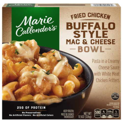 Marie Callender's Chicken Mac & Cheese Bowl, Spicy Buffalo Style