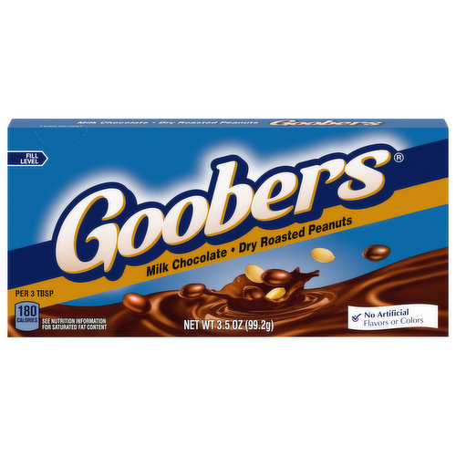 Goobers Milk Chocolate, Dry Roasted Peanuts