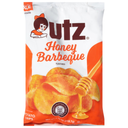 Family crafted flavor since 1921. UTZ Honey Barbeque Flavored Potato Chips combine the sweet flavor of honey with classic barbeque seasoning for a finger-licking taste sensation. We season our famous, crispy potato chips with this irresistible blend of spices to make a chip you won't want to put down. Try a bag today and enjoy!